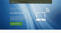 Desktop Screenshot of freewifirouter.com