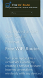 Mobile Screenshot of freewifirouter.com