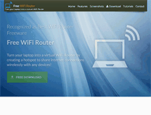 Tablet Screenshot of freewifirouter.com